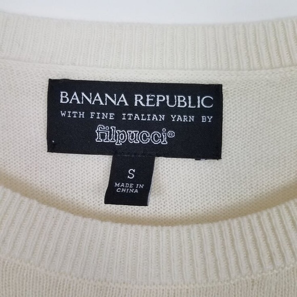 BANANA REPUBLIC Filpucci Lightweight Sweater Small - Picture 5 of 7